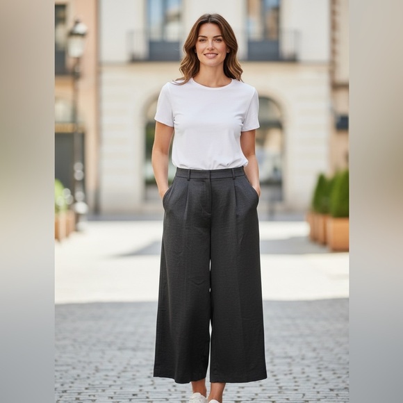 Anthropologie Slate Wide Leg Pants - Picture 8 of 8